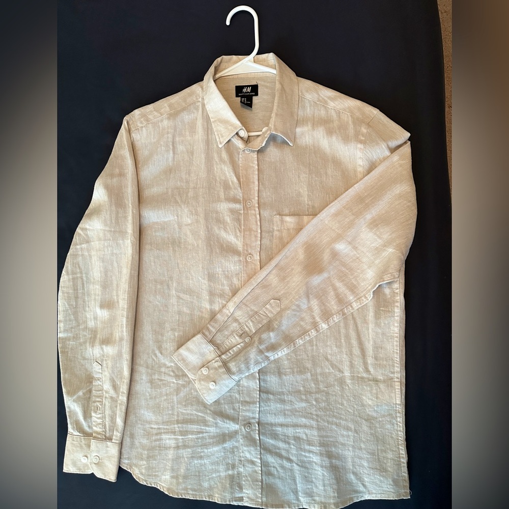 H&M Linen Button Down Shirt